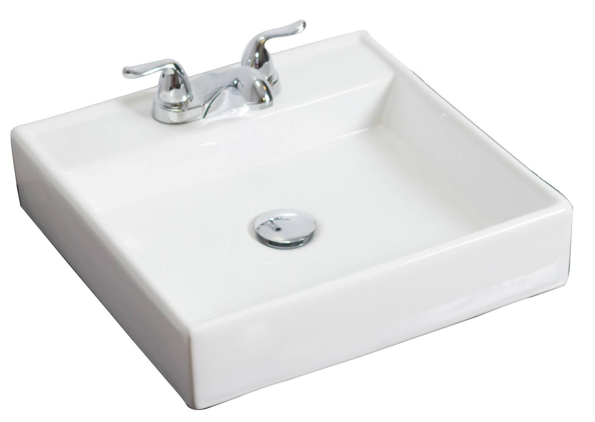 White Square Vessel U980232